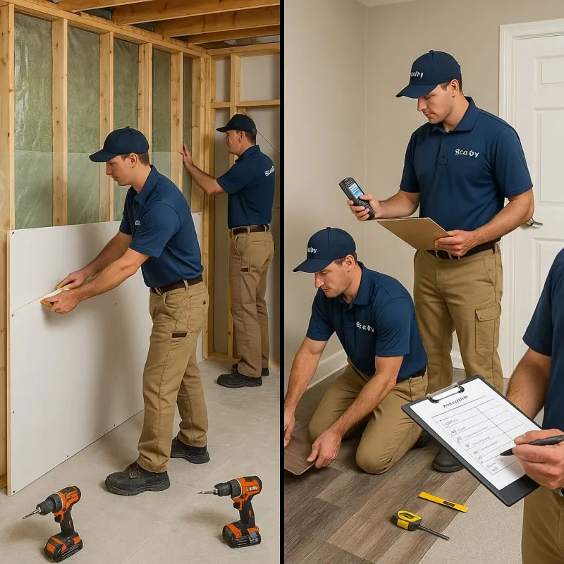 Repairs and Reconstruction process in Gibson County, TN